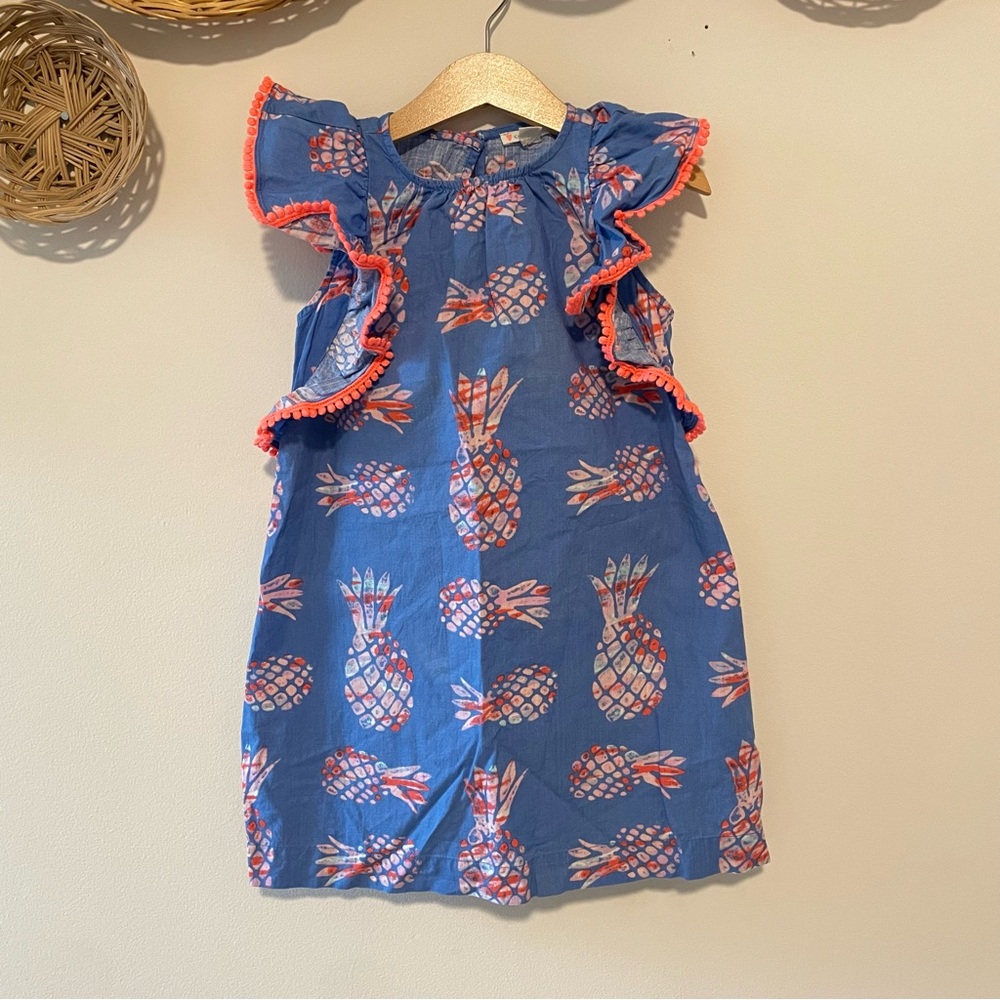 Crewcuts Pineapple Cotton Dress | Size 5